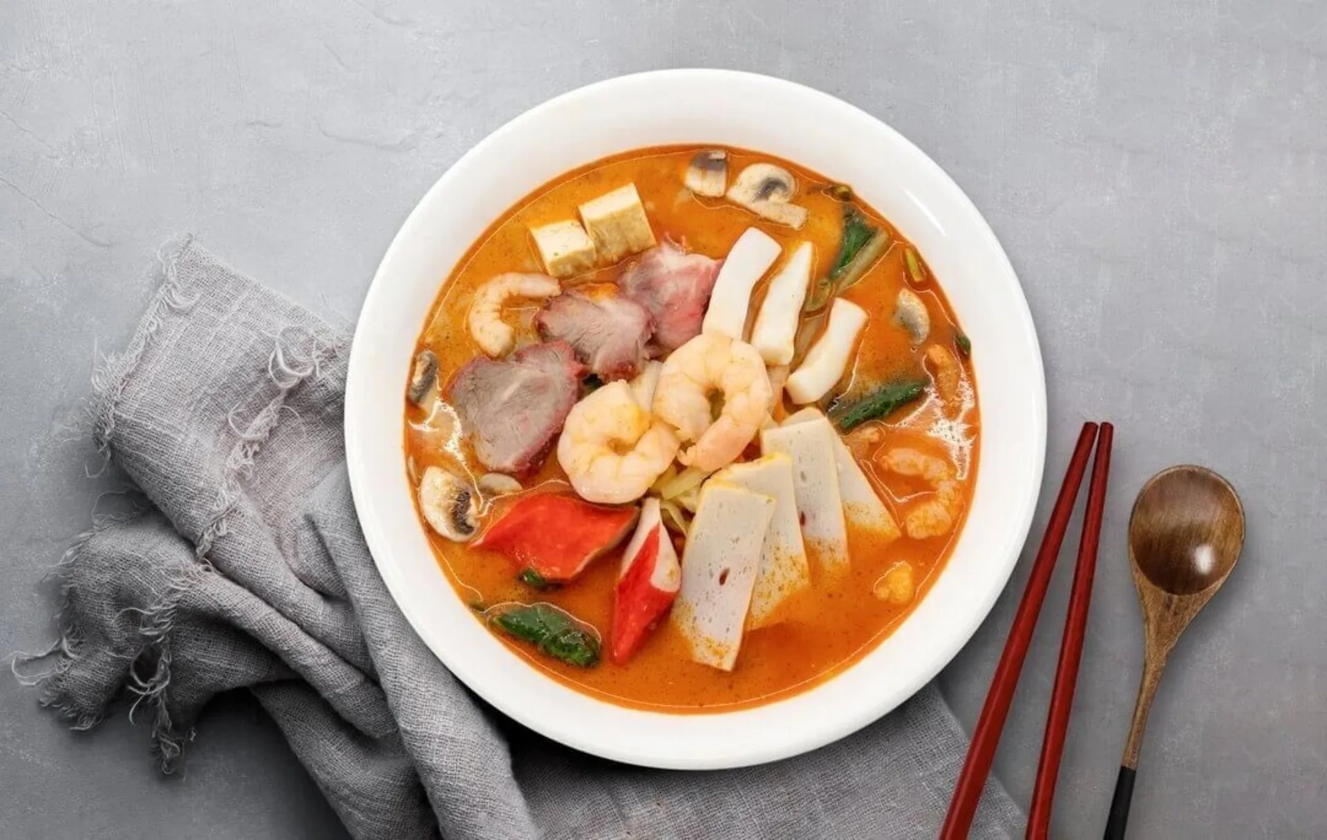 22 Malaysia Curry Laksa Soup done re