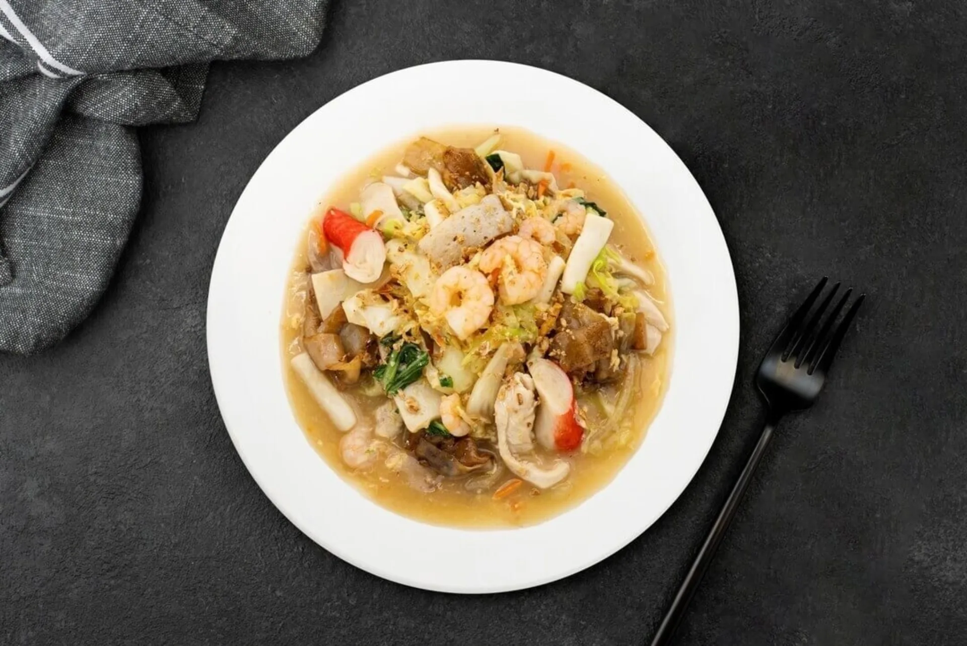 Egg Gravy Hor fun done re